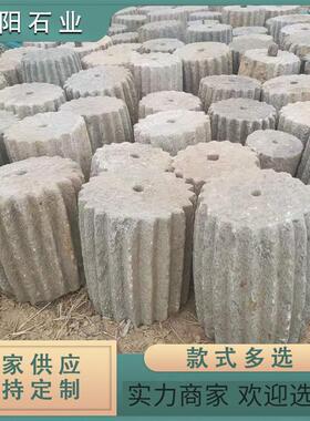 老石槽庭院装饰摆件仿古石雕 老旧石槽民俗老物件石臼石槽