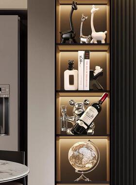 海贝海暴力熊红酒架装饰品摆件轻奢高档酒柜电视柜餐柜家居饰品