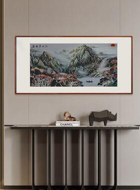 金雕画手工錾刻铜雕画《江山多娇图》装饰画办公室挂画乔迁礼品