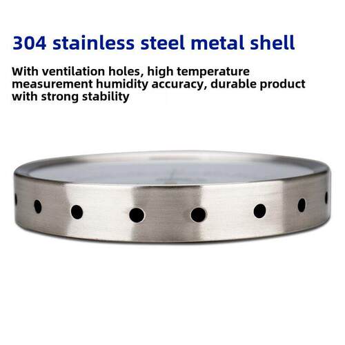 温度计湿度计蒸汽房桑拿房特殊304不锈钢温度计耐湿高温浴缸游泳 - 图0