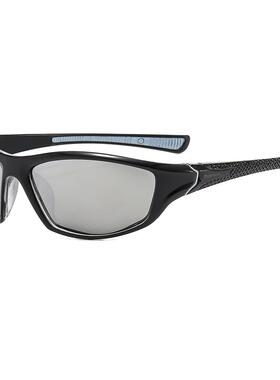 男士高端太阳镜男款新款偏光夜视运动款户外骑行眼镜防护动感跑步