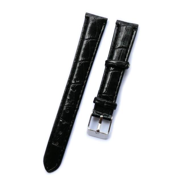 Pu leather watch strap litchi pattern bamboo pattern simulated leather strap 14/16/18/20/22/24mm bracelet