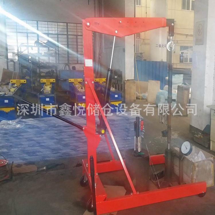 欧式单臂吊手摇液压升降模具吊机,可移动折叠液压小吊具 - 图0