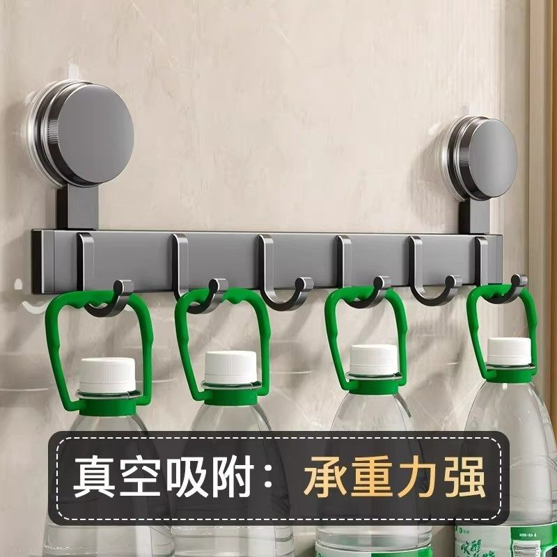 吸盘挂钩门后置物架挂钩免打孔强力承重门后挂钩厨房清洁收纳架,淘宝优惠券,粉丝福利购,淘宝优惠卷