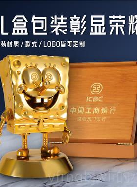 新款吉模型摆企件定制IP祥属物金奖杯工艺品业LOGO形象桌面摆件定