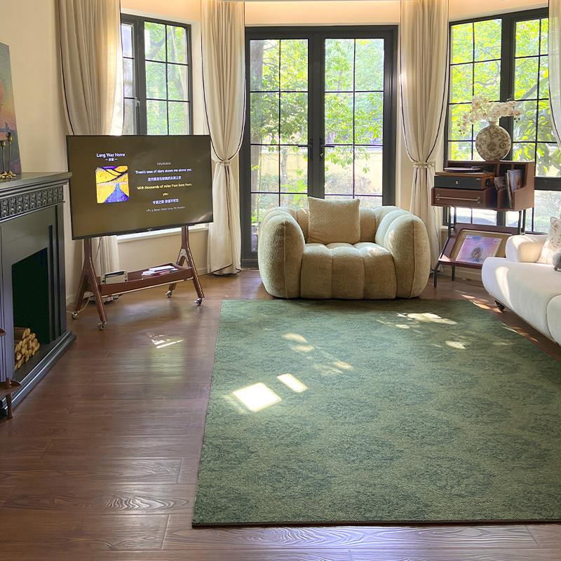 Baroque Auditorium, Muze high-end home, medieval French retro living room, green wool carpet, bedroom