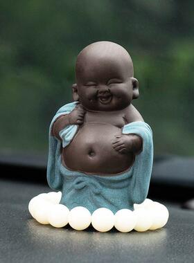 新款直销汽车摆件车内装饰品车载中控台高端新中式香薰男士女平安