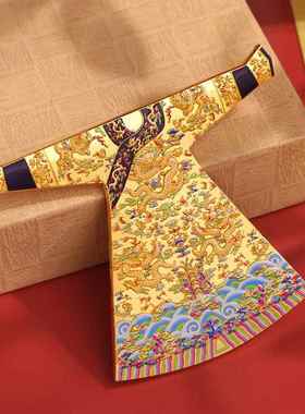 AR古韵遗珍金龙夹龙袍冰箱贴金属冰箱贴景点旅行纪念品冰箱装饰