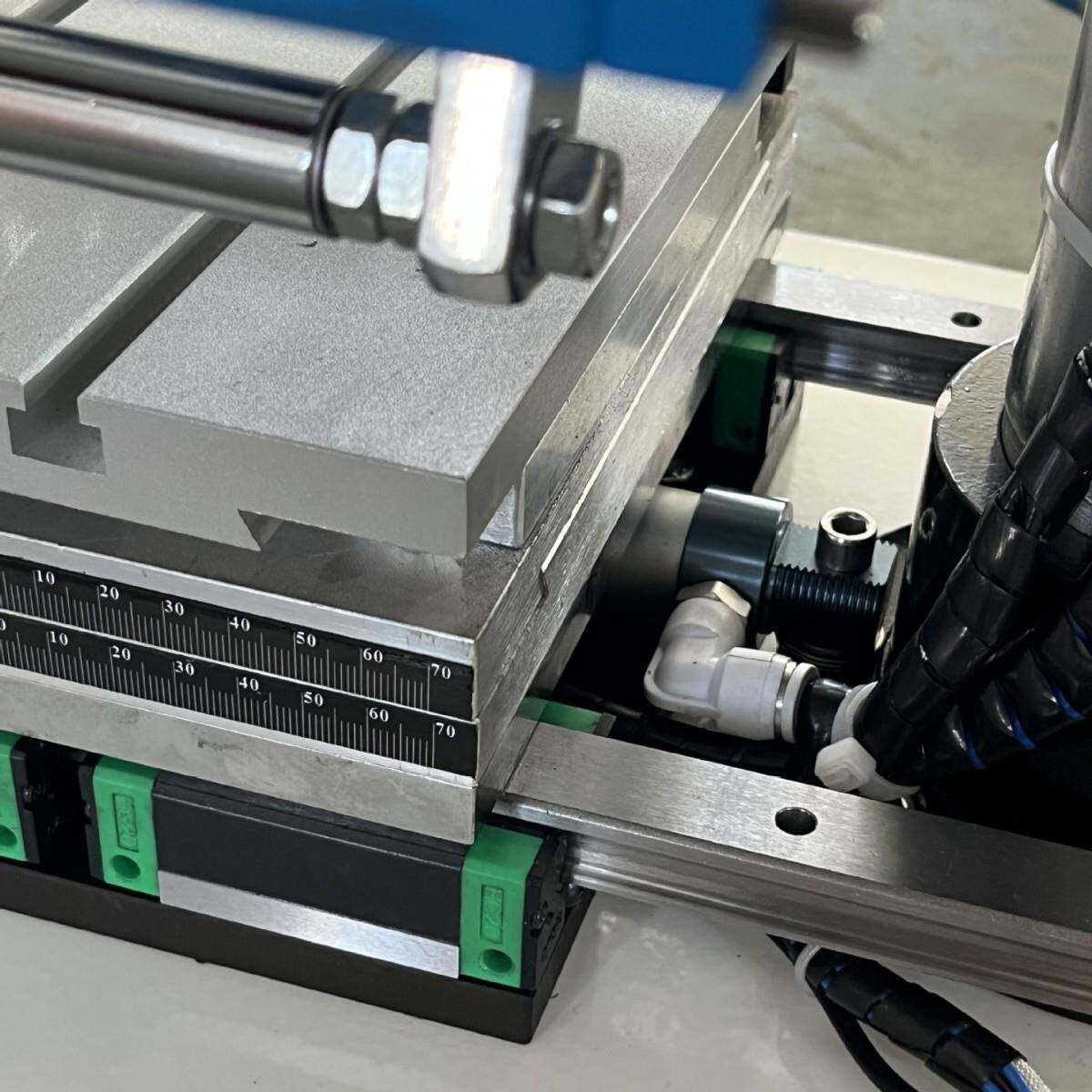618-B3 pneumatic hot stamping machine desktop automatic entry and exit workbench head height adjustable glasses plastic hot stamping