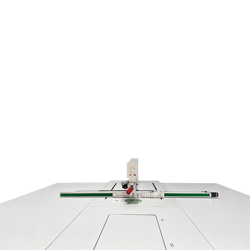 牌全自动大范围模板机服装拉链缝制羽绒服门襟智能模板机 - 图0