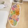 Dopamine flower bedroom bedside blanket children girl room long plush carpet irregular bay window mat special shape