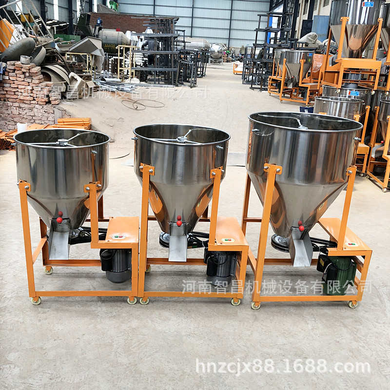 厂家直销新型不锈钢螺旋搅拌机 家用小型拌料机 养殖猪饲料混合机 - 图2