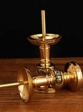 蜡铜管黄铜烛烛台式烛台台中婚126庆烛台