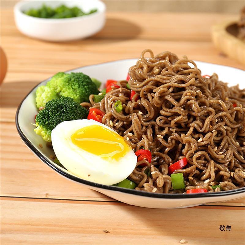 免煮黑荞麦面0脂代餐面素食非油炸方便面粗粮低脂荞麦整箱饱腹 - 图2