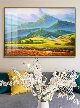 客厅背景墙装饰画招财靠山挂LH906画室卧办公厅餐壁画过道风景巨