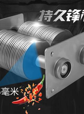 新款家用切肉机不锈钢全自动切丝切片菜小型电动多功能绞切丁机