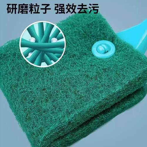 Aquarium cleaning brush set: long-handled brush, sponge brus - 图2