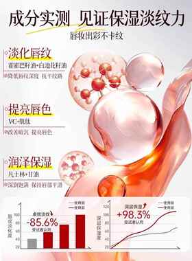 【一抹水润】维B5唇油部精华油滋润补水深保湿防干裂去死皮不油腻