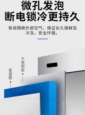 商用四六门冰箱节能冰柜立式冷冻冷藏酒店后厨大容量冰箱单双