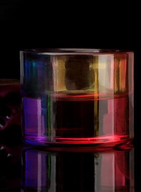 水晶玻璃蜡烛台供灯座佛具佛堂寺庙室内供佛灯架小烛台酥油灯底座