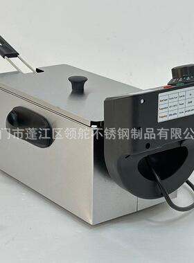 4塑L升单缸电炸锅小吃备设小容量料机头不生锈加厚厂家炉可做110V