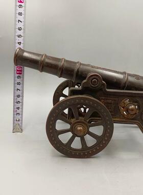 铜大炮摆件复古大炮酒店庄园摆放仿古大炮模型摆件