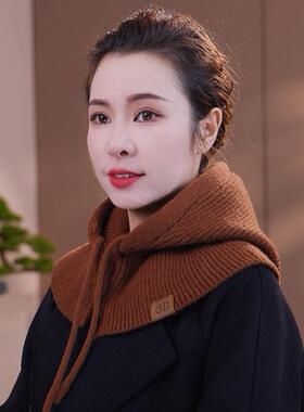 衣服上配的假帽子领连帽带