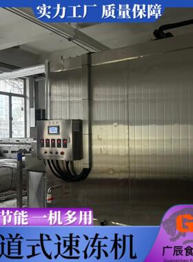 海参鲍鱼快速冷冻机毛豆速冻低温速冻机全自动隧道式速冻机