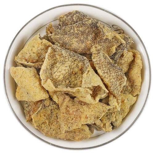 香酥鳕鱼鱼皮零食咸蛋蛋黄鱼香脆酥小炸鱼香辣边角料干 干货即食 - 图3