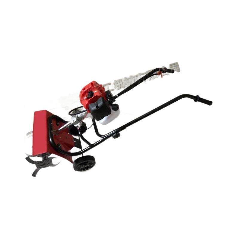 Small gasoline micro-tiller agricultural greenhouse loosening soil tiller portable two-stroke soil tiller plowing rotary tiller