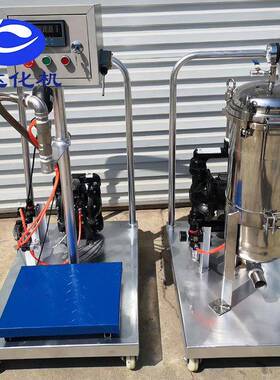 袋式过滤机不锈钢自动计量称重过滤机涂料过滤机压力过滤机