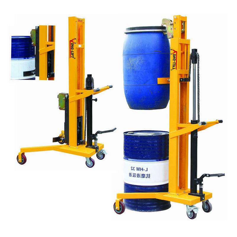 Eagle beak clip type oil drum stacker manual semi-electric iron drum plastic oil drum truck mouthpiece