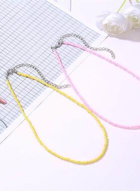 Ethnic Style Fashion Beaded Necklace Colorful Short choker