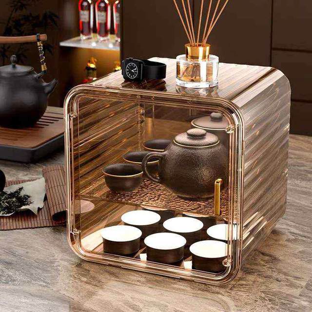 Dustproof cup storage rack dustproof water cup rack tea set glass coffee cup mug red wine cup rack