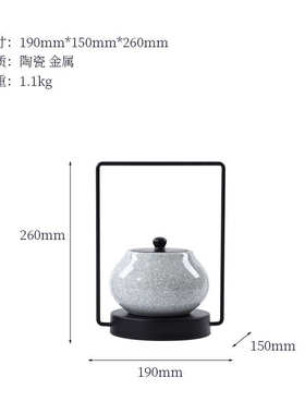 新摆件客厅ft陶瓷书柜博古架茶室酒柜软样板间装饰品办公室中式