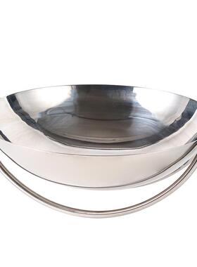 轻奢家居客厅不锈钢艺术摇篮水果盘餐具托盘摆件样板间桌面装饰品