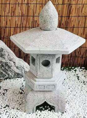 青石仿古石灯厂家公园庭院中式落地景观灯广场草坪太阳能石灯摆件