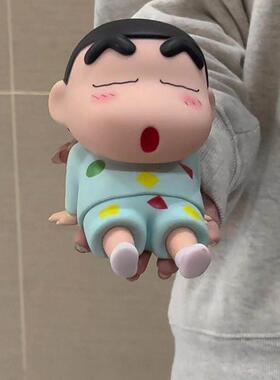 蜡笔小新手机架桌面多功能装饰品摆件模型礼物送男女生朋友儿童