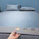 Summer Class A Antibacterial Ice Wire Cooling Mat Ice Wire Cooling Silk Air Conditioner Anti-Slip Soft Mat Dormitory Bed Sheet Style 3 Sets