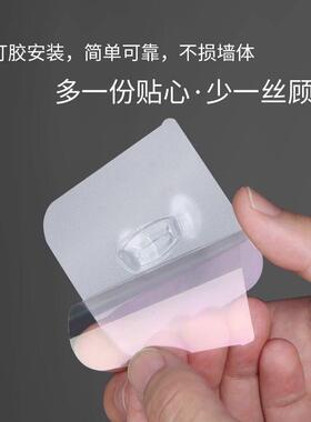 插头挂钩无痕贴强力粘胶厨房墙壁挂收纳神电源线支架免打孔固定器