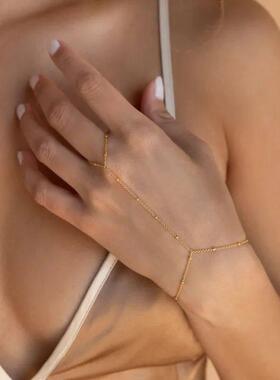 Stainless Steel Bracelets Zircon Pendant Long Chains Fashion