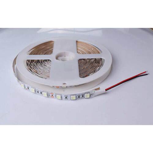 LED灯带 12V 冰蓝高亮款三芯5050灯带12V 每米60灯 冰蓝光 - 图1