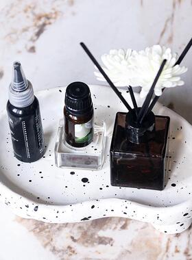 北高脚豆NCM豆托盘首饰收欧摆纳家居软件装客厅茶几收纳盘浴室香