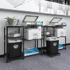 Multifunctional printer rack movable public rack copier shredder integrated floor stand