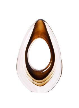 现代摆简约创意琉璃件全手工作ZWJ空水滴件桌摆面客厅酒柜软装饰