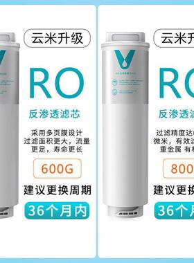 云米净水器滤芯S2MeeFast3家用过滤器1号5in1覆合400G600RO反渗透