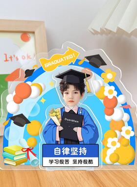励志学生摆台定制激励学习小物件桌面摇头摆件装饰毕业季礼物立牌