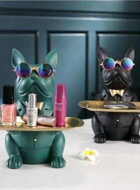 面玄关摆件钥匙收纳盒入户门装饰品挂电桌HLB3523视口罩置物架进