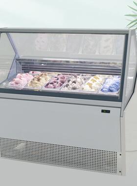 商用挖球冰激凌展示柜手工雪糕冰淇淋展示柜风冷无霜跨境出口