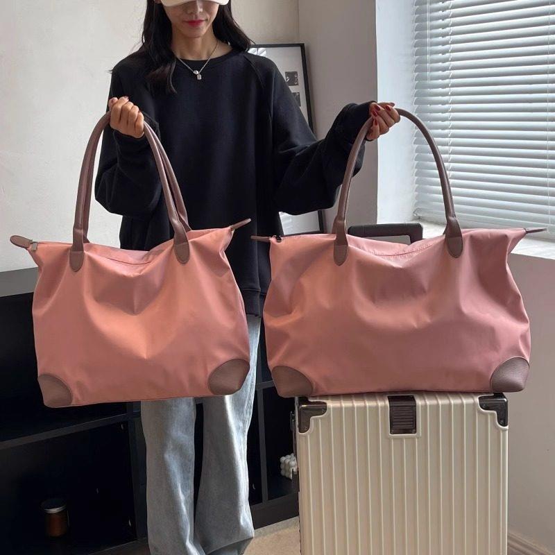 Short-distance travel bag, women's lightweight luggage bag, large-capacity sports and fitness portable extra-large maternity storage bag, strong and durable
